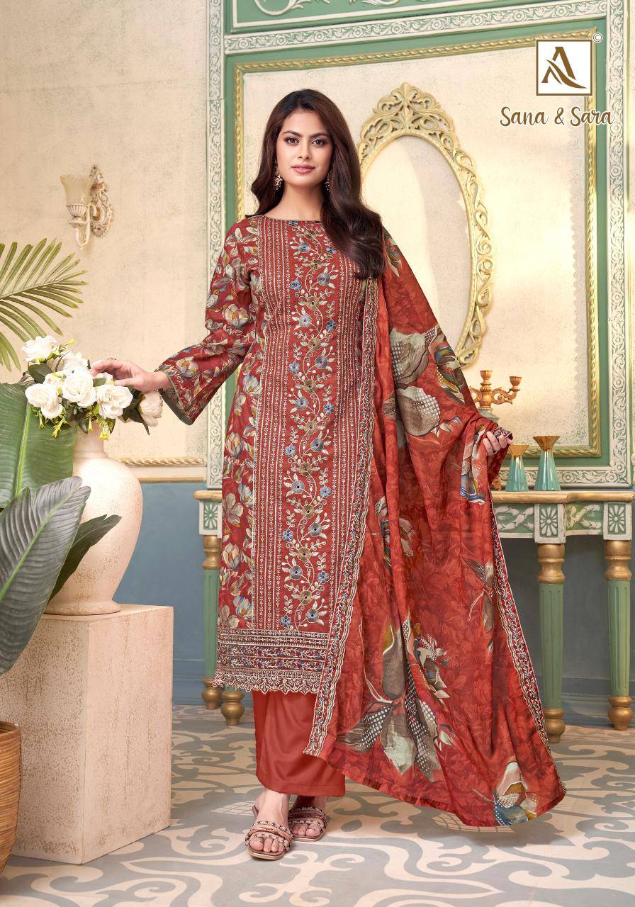 Alok suit sana & sara Dress material manufacturers in Kolkata