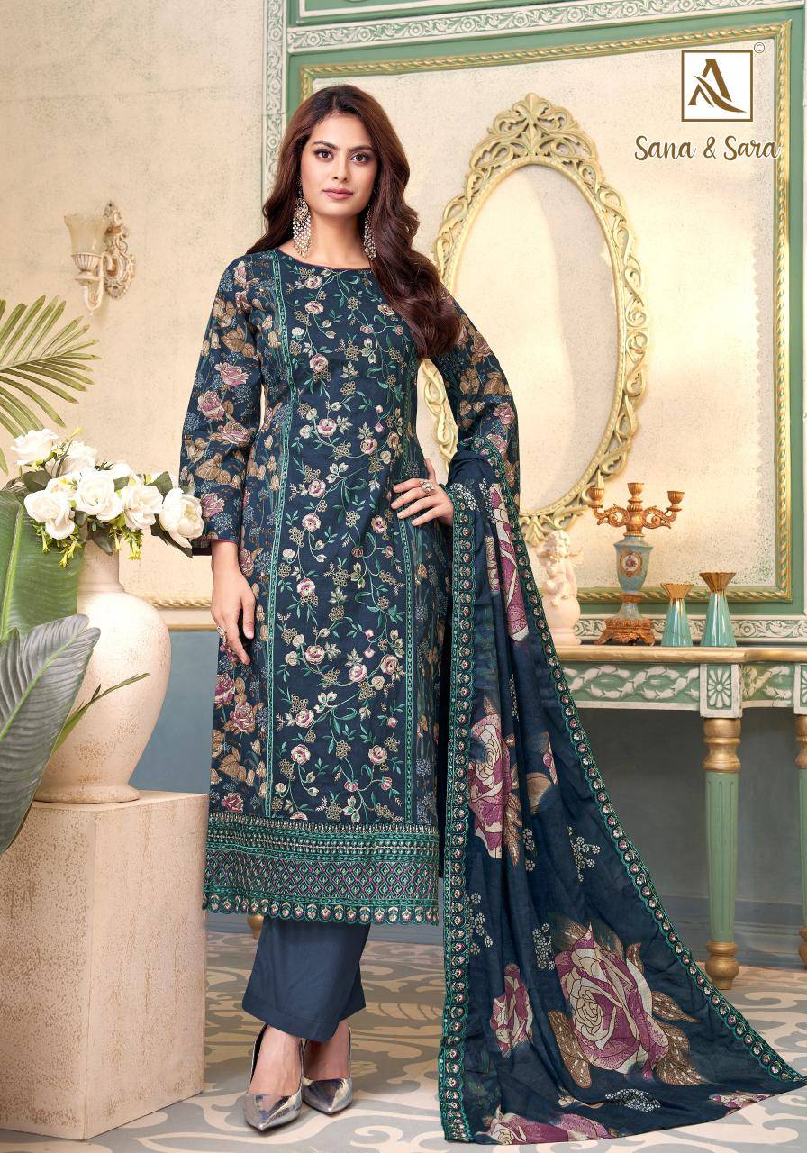 Alok suit sana & sara Dress material manufacturers in Kolkata