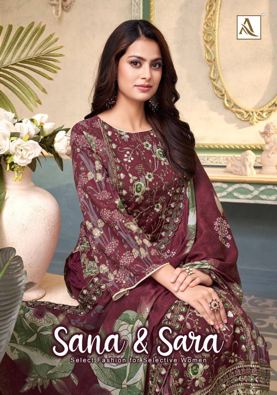 Alok suit sana & sara Dress material manufacturers in Kolkata