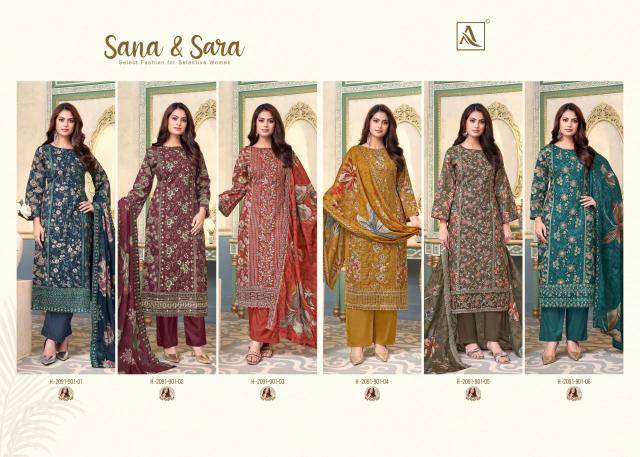 Alok suit sana & sara Dress material manufacturers in Kolkata