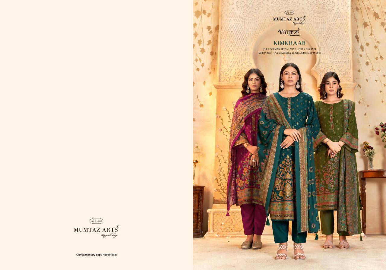 Mumtaz arts kimkhaab Dress material online shopping in Kolkata