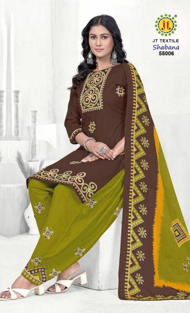 Jt shabana vol-55 Dress material wholesale price in Kolkata