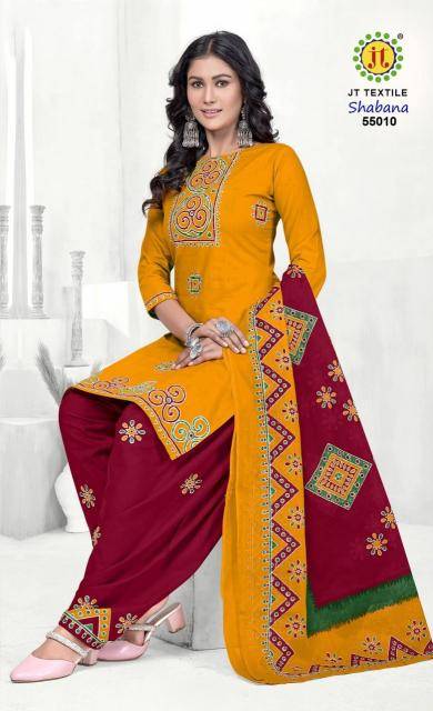Jt shabana vol-55 Dress material wholesale price in Kolkata