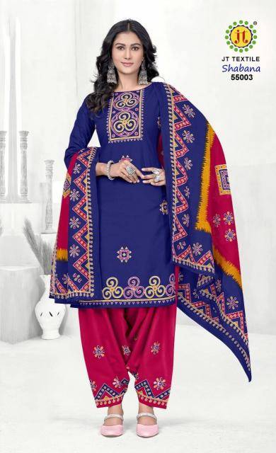 Jt shabana vol-55 Dress material wholesale price in Kolkata