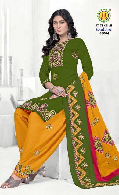 Jt shabana vol-55 Dress material wholesale price in Kolkata