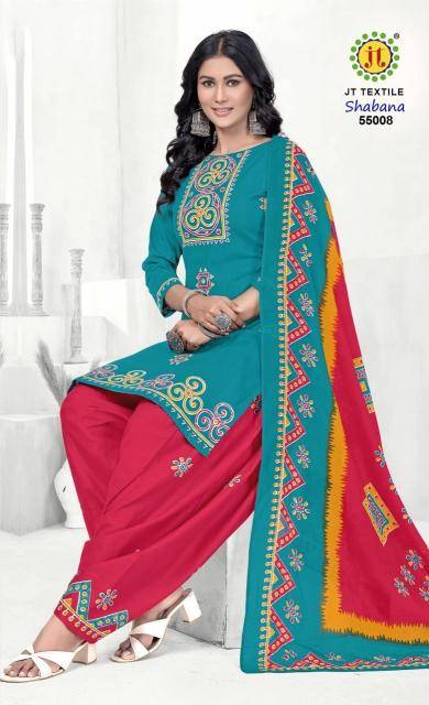 Jt shabana vol-55 Dress material wholesale price in Kolkata