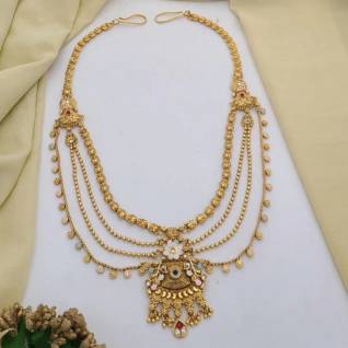 Gold Kandora GK004 Artificial Kundan jewellery Kolkata