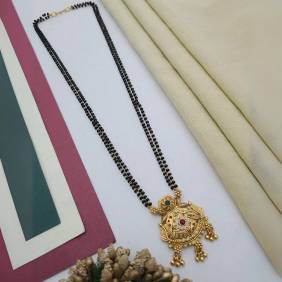 Mangalsutra With Double Chain MSD026 Wholesale costume jewellery in Pune