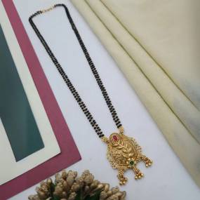 Mangalsutra With Double Chain MSD028  Imitation bangles wholesale in Pune