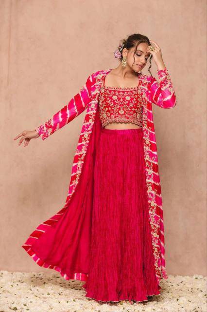 HIRVA-10 Georgette Lehenga choli showroom in Pune