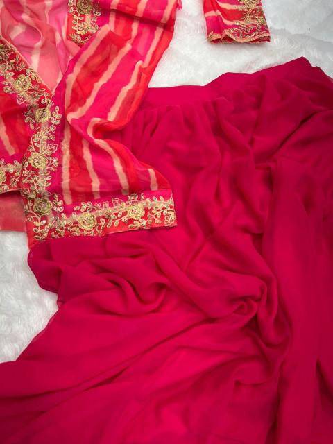 HIRVA-10 Georgette Lehenga choli showroom in Pune