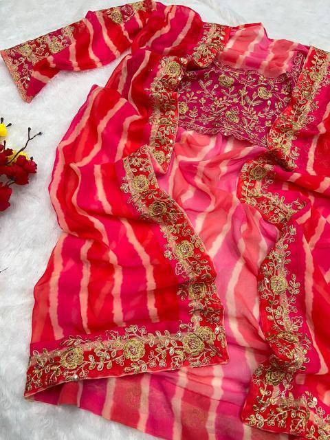 HIRVA-10 Georgette Lehenga choli showroom in Pune