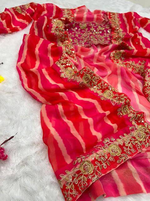 HIRVA-10 Georgette Lehenga choli showroom in Pune