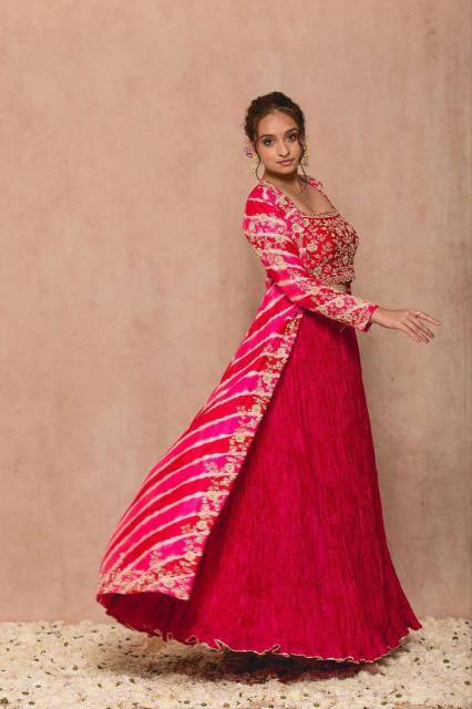 HIRVA-10 Georgette Lehenga choli showroom in Pune