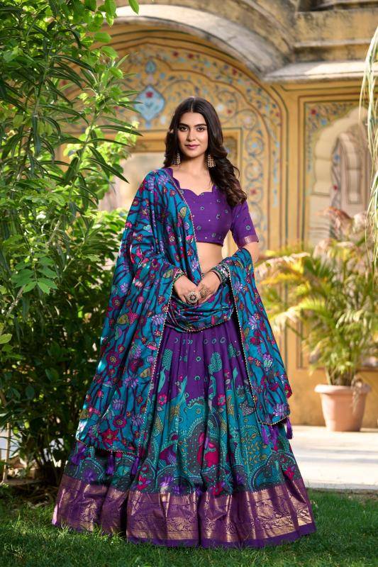 MUSAFIR Tasar Silk PRL Lehenga choli rental in Pune