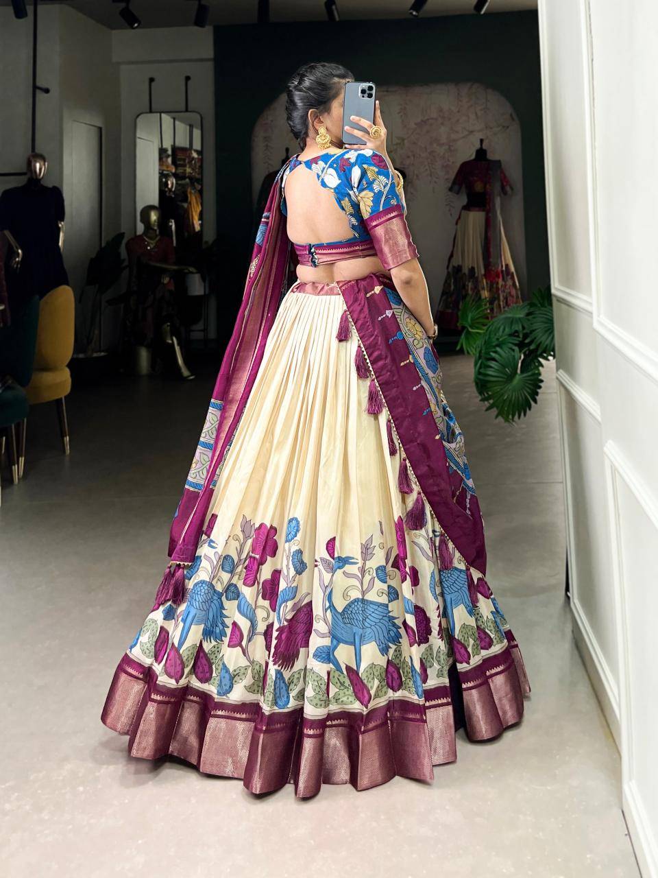 LNB 1234 OWT Dola Silk Lehenga choli manufacturers in Delhi