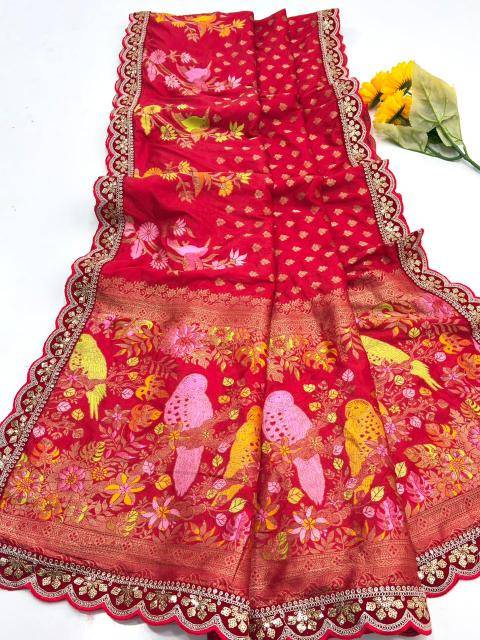 Akshara floral and bird  Saree wholesalers in India