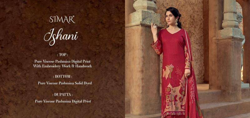 Glossy simar Ishani Designer dress material manufacturers