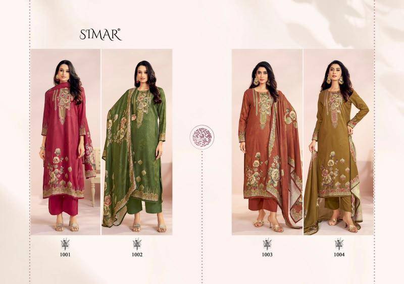 Glossy simar chamak Cotton dress material wholesale suppliers