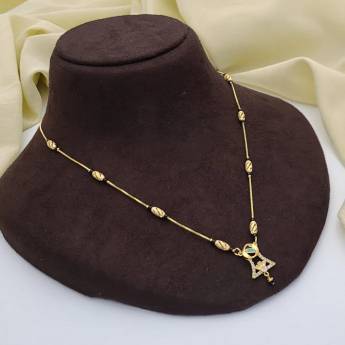 Gold Plated Necklace NL019  Costume jewellery suppliers in Kolkata