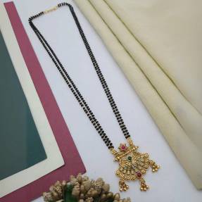 Mangalsutra With Double Chain MSD019 Imitation gold jewellery in Kolkata