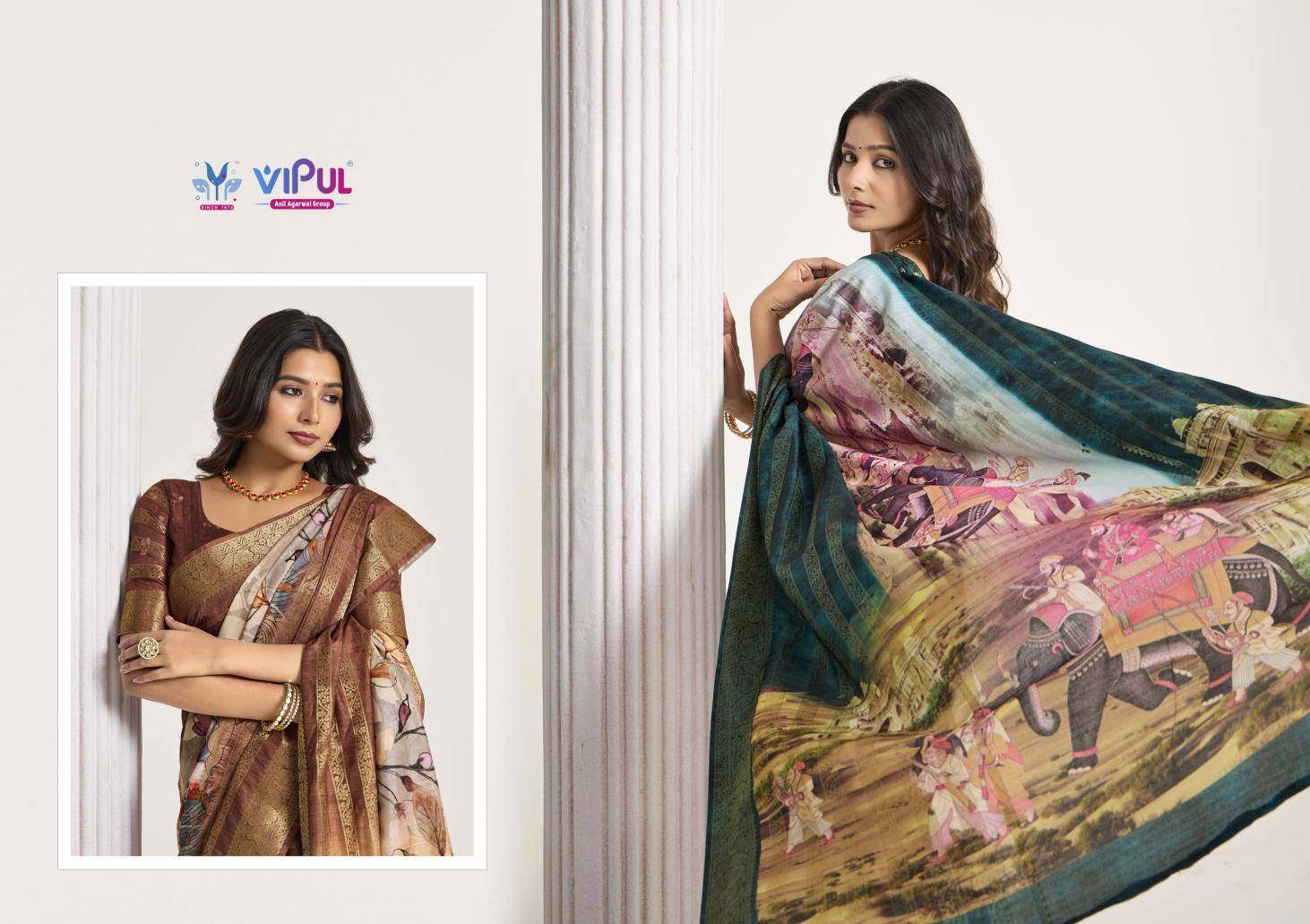 Vipul anvi vol 2 Wholesale saree dealers in Bangalore