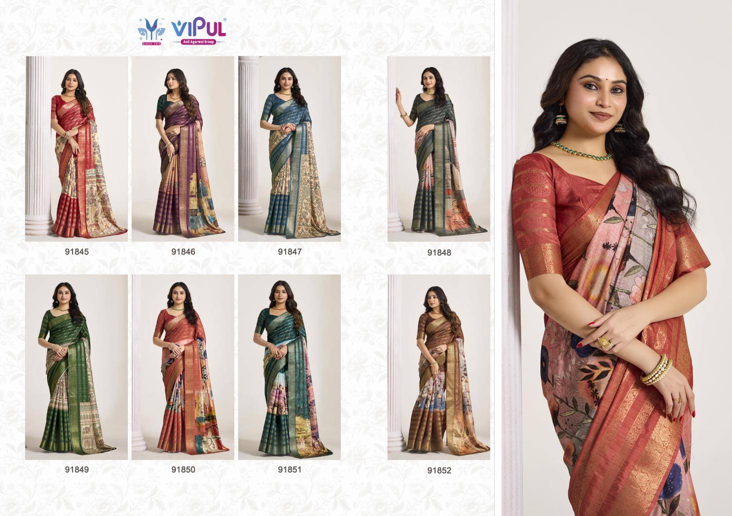 Vipul anvi vol 2 Wholesale saree dealers in Bangalore