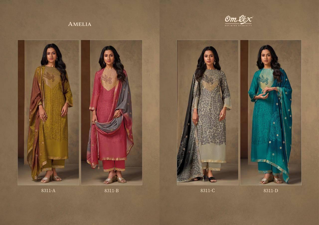 Omtex amelia Wholesale dress materials supplier in kolkata