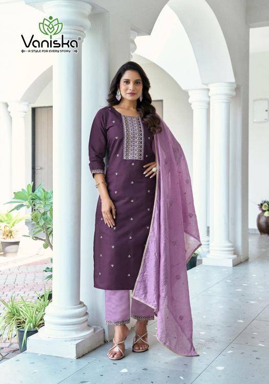 Vaniska fiza vol 5 Party wear Kurtis exporters