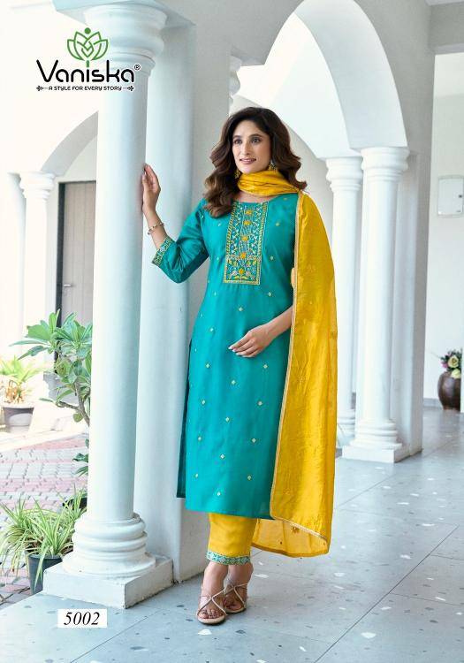 Vaniska fiza vol 5 Party wear Kurtis exporters