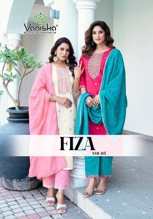 Vaniska fiza vol 5 Party wear Kurtis exporters