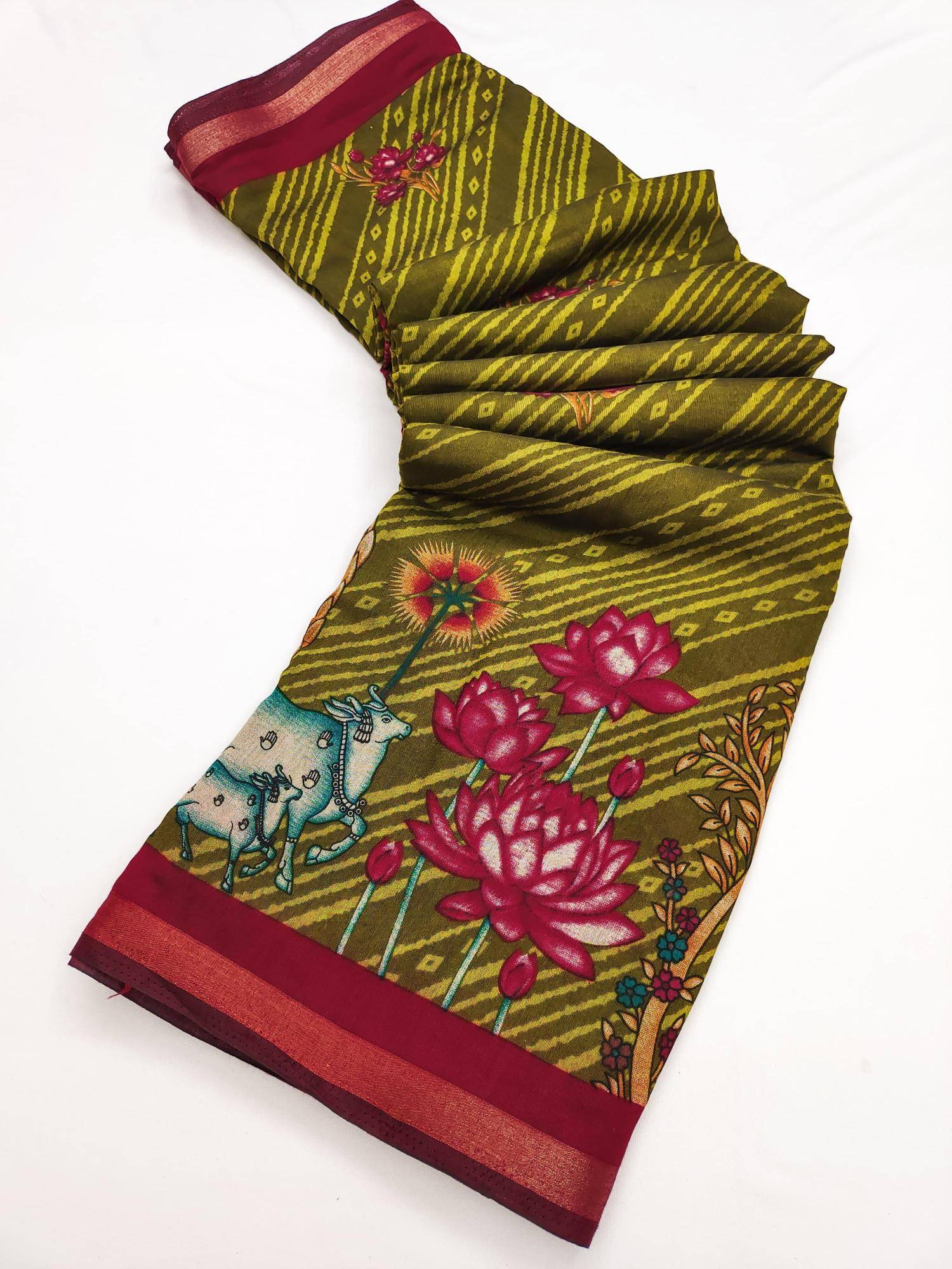 Triveni mul cotton Wholesale saree market in India