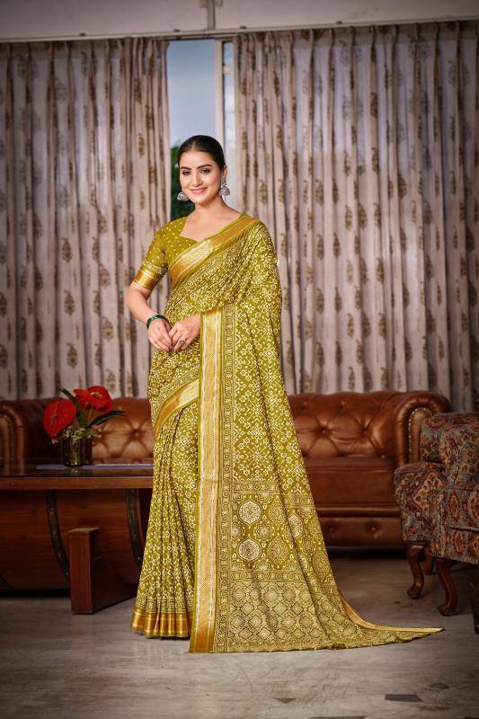 Lakhani cotton printed Indian saree manufacturers