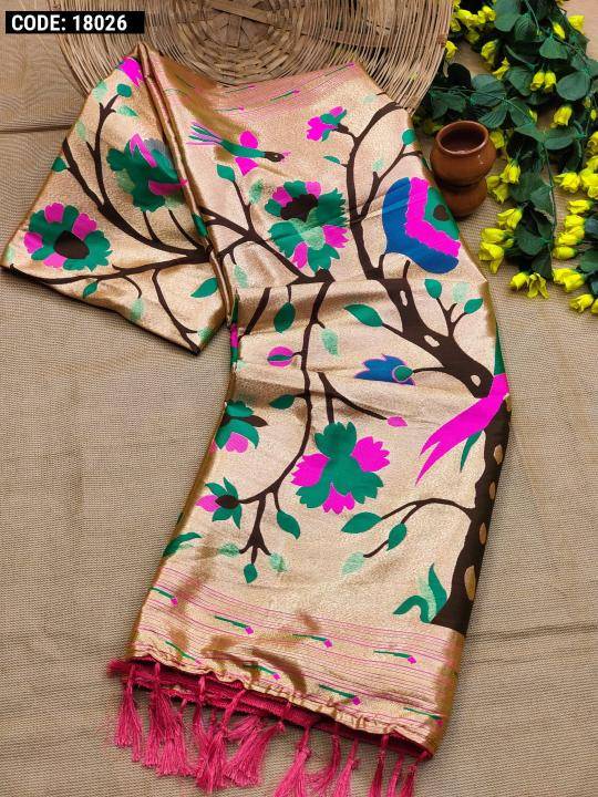 Krishnavi perrot design Saree manufacturers in India