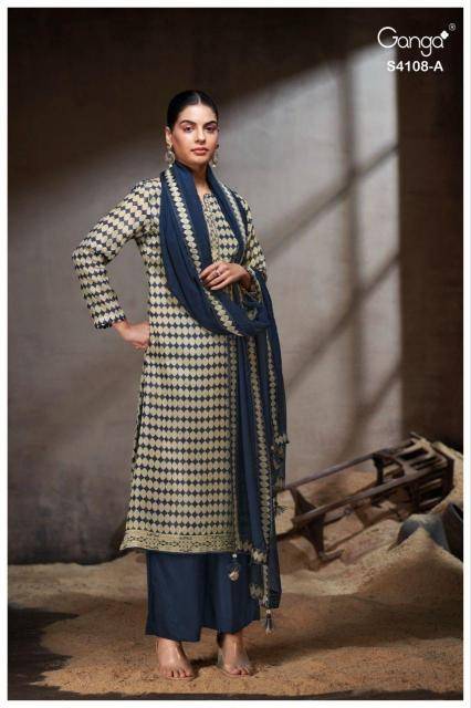 Ganga rivana 4108 Best dress materials in Pune