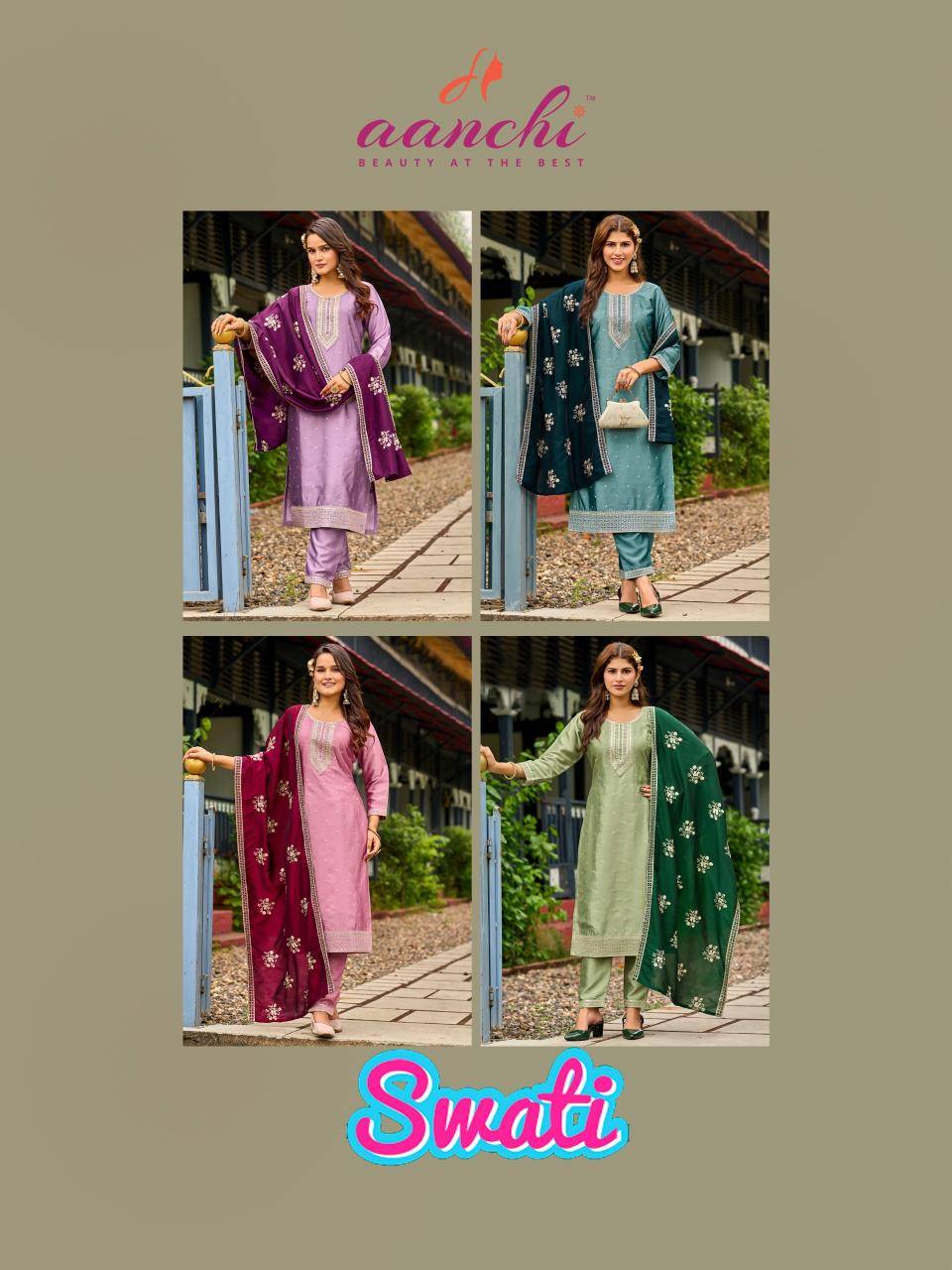 Aanchi swati  Ladies kurtis wholesale in Kolkata