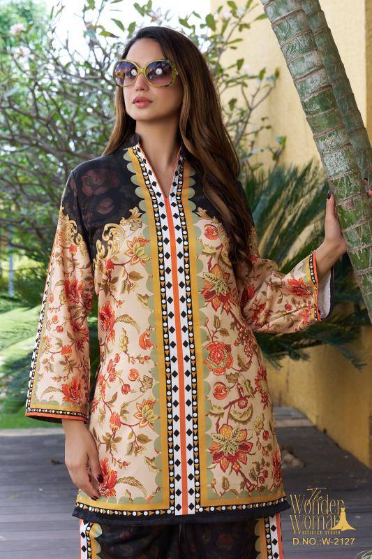 The wonder woman coord set Party wear kurtis wholesale in Kolkata