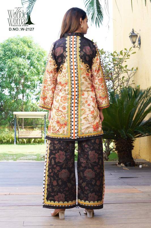 The wonder woman coord set Party wear kurtis wholesale in Kolkata