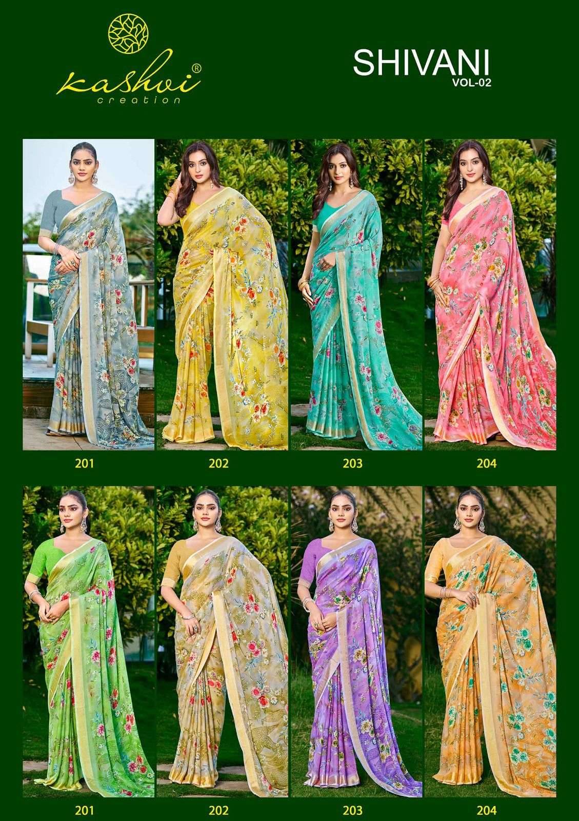 Kashvi shivani vol 2 Saree exporters in India