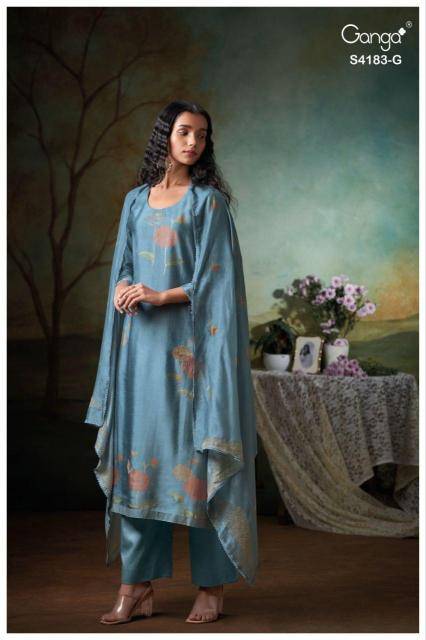 Ganga feriel 4183 Dress material manufacturers in India