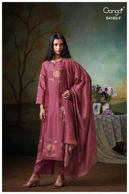 Ganga feriel 4183 Dress material manufacturers in India