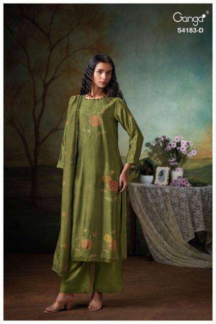 Ganga feriel 4183 Dress material manufacturers in India