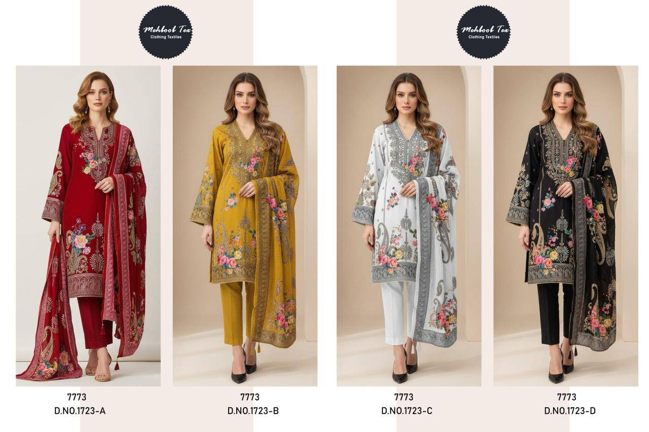 Mehbbob tex 1723 ABCD Indian salwar kameez wholesale