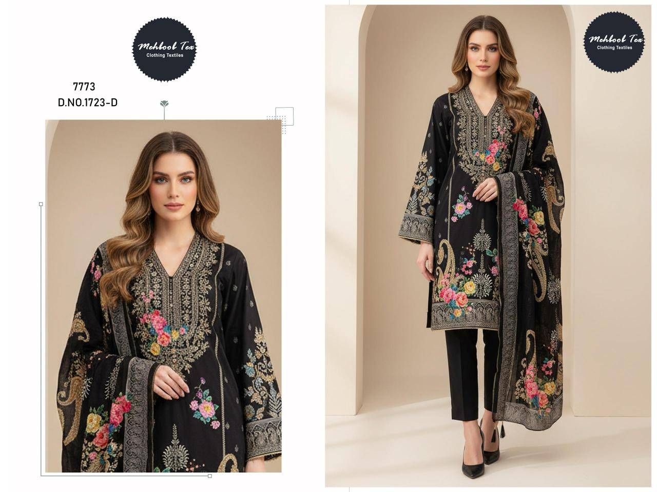 Mehbbob tex 1723 ABCD Indian salwar kameez wholesale