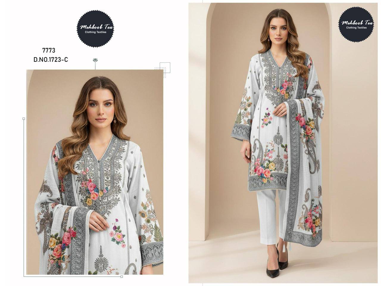 Mehbbob tex 1723 ABCD Indian salwar kameez wholesale