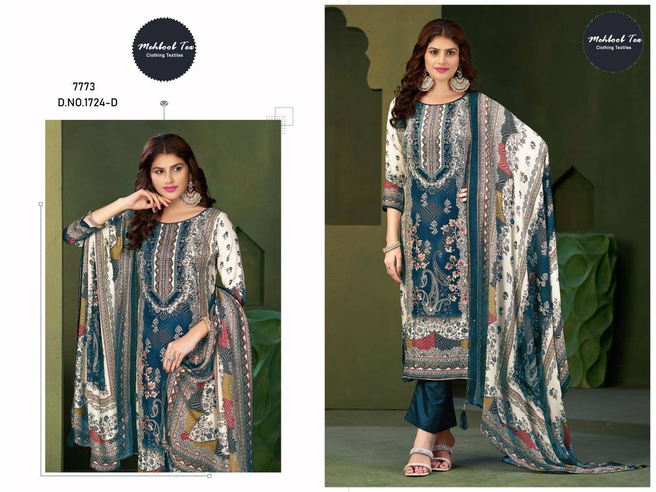 Mehbbob tex 1724 ABCD Bulk salwar kameez online