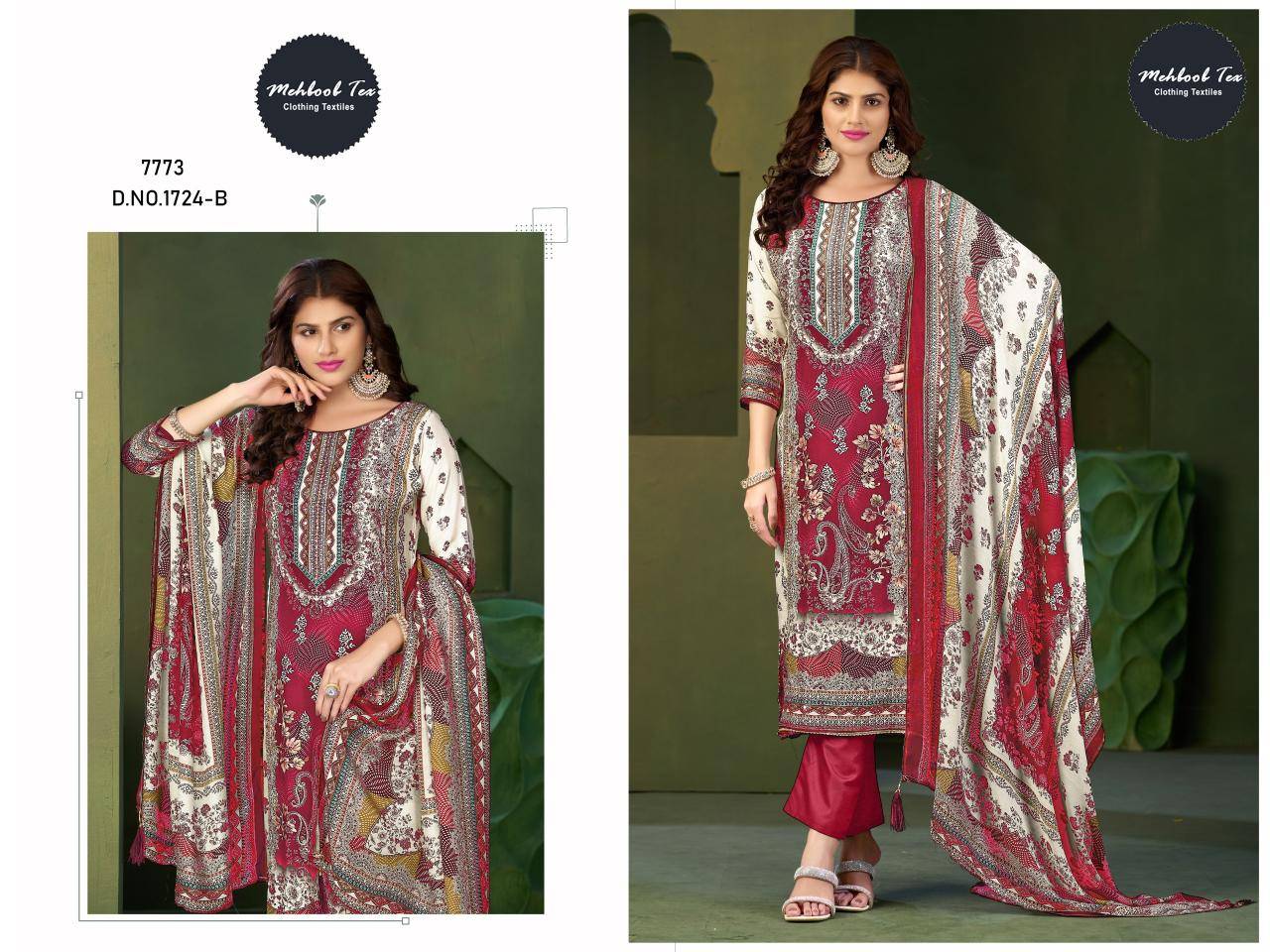 Mehbbob tex 1724 ABCD Bulk salwar kameez online