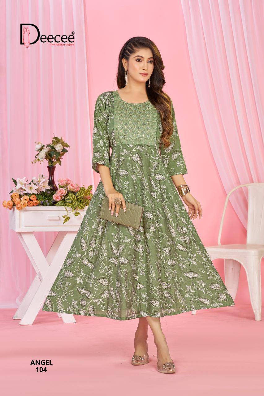 Deecee angel 6 Designer kurtis wholesale