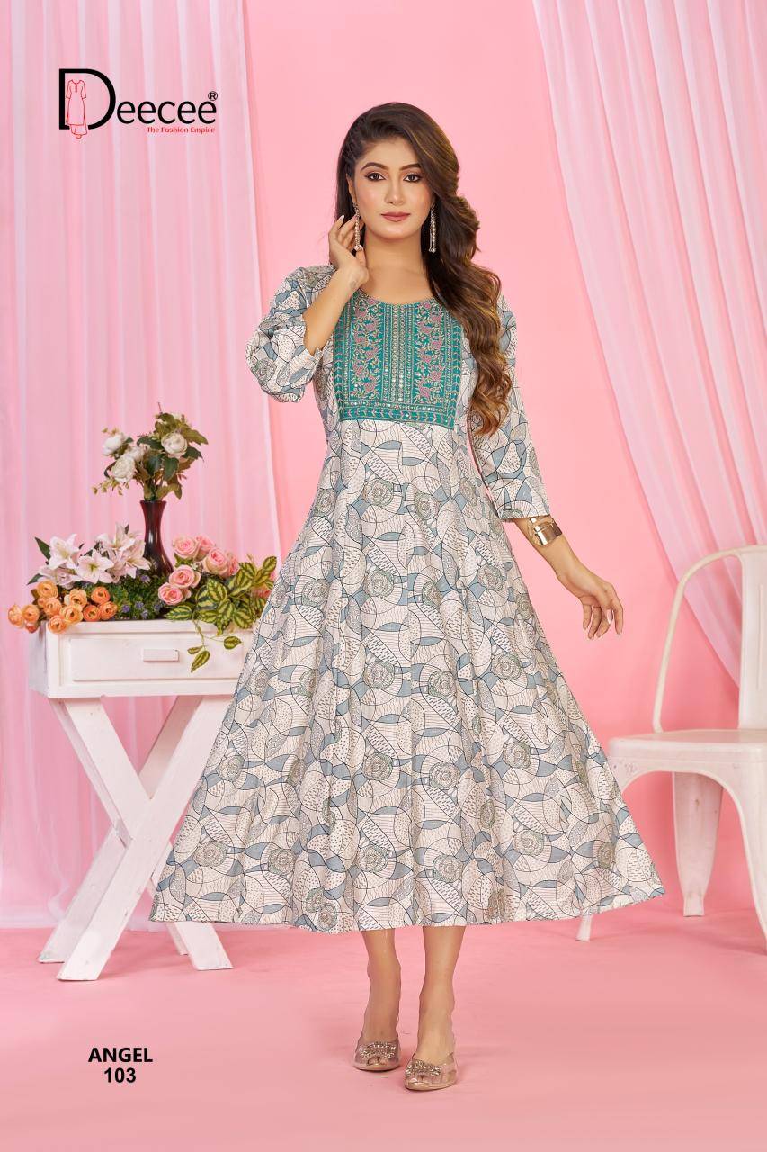 Deecee angel 6 Designer kurtis wholesale