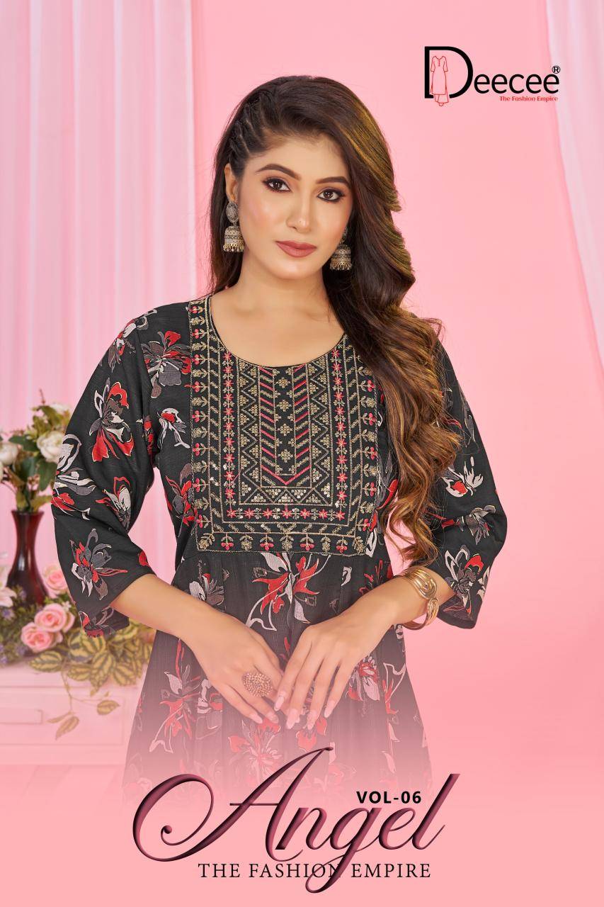 Deecee angel 6 Designer kurtis wholesale